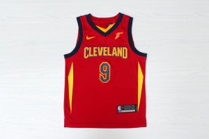 Maillot De Basket Cleveland Cavaliers Dwyane Wade 9 Nike Youth Edition Children Clothing Presse Chaud